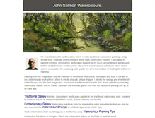 Tablet Screenshot of johnsalmonwatercolours.co.uk